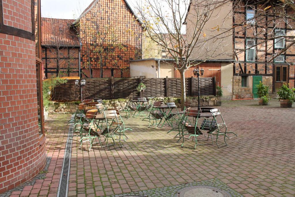 Hotel Zum Brauhaus Quedlinburg Exterior foto